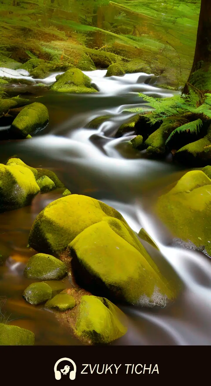 Lesní potok a zpěv ptáků v Ilgaz Dagi